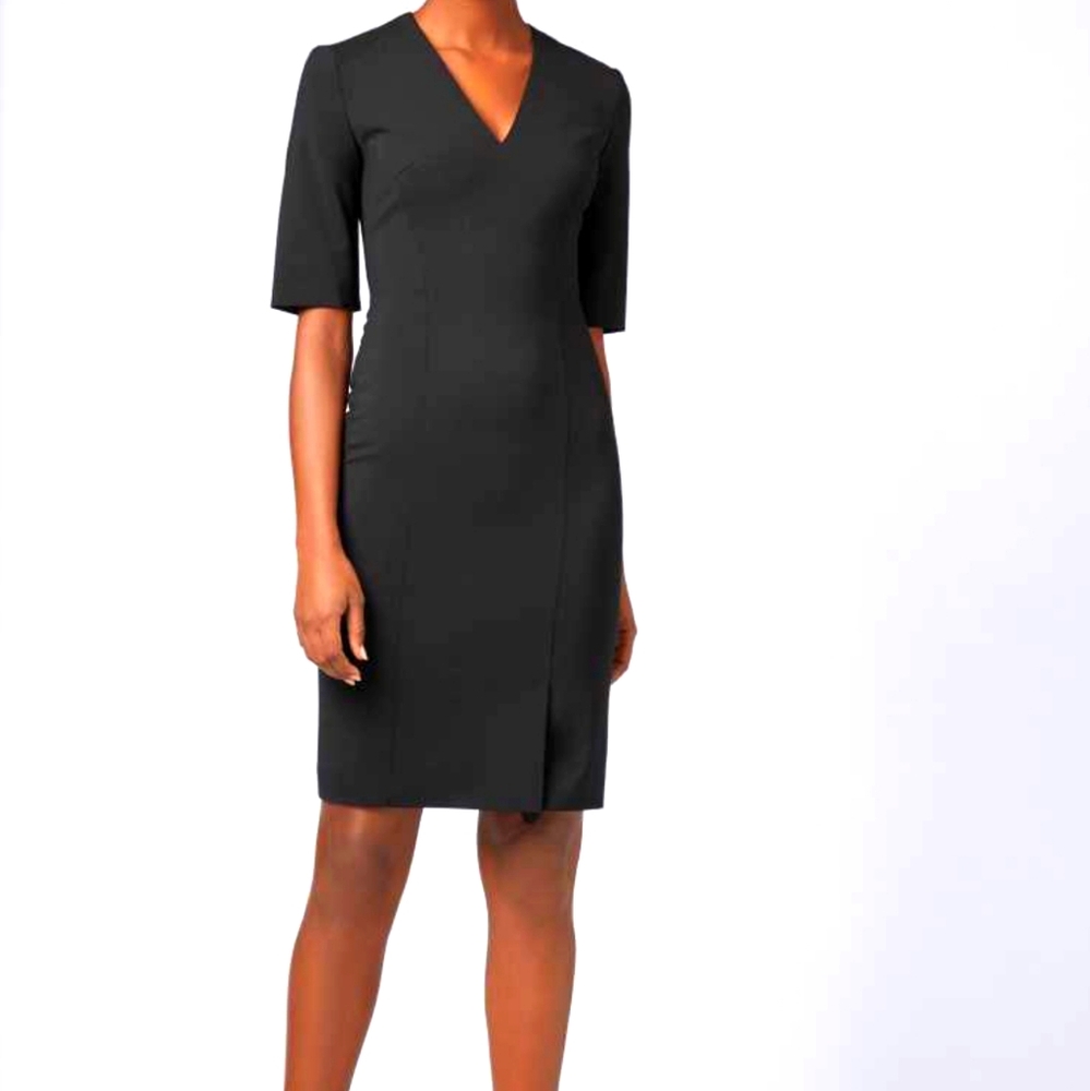 Boss Daleno dress in Italian stretch wool
